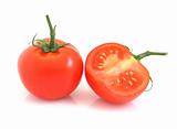 Two Organic Tomatoes