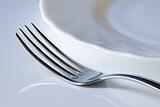 fork and plate