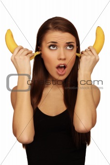 The woman with bananas