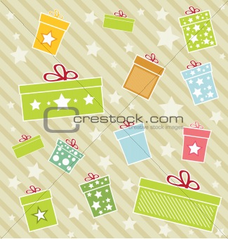 Christmas background, vector.