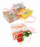 Gift Boxes with Ribbon