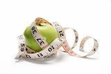 Tape Measure and Apple