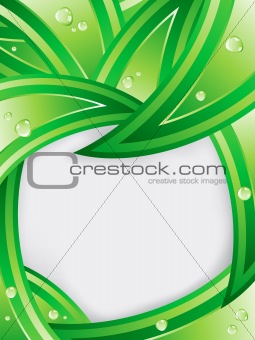 Tropical Leaves Ecology Background.