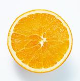 Half fresh orange