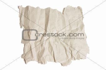 Piece of Crumpled Paper