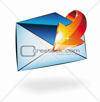Email received conceptual Illusrtation