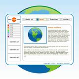 vector template web site