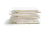 Stack of Blank Name Cards