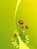 Abstract background with Flowers