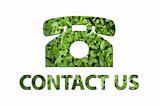 Ecological contact us symbol