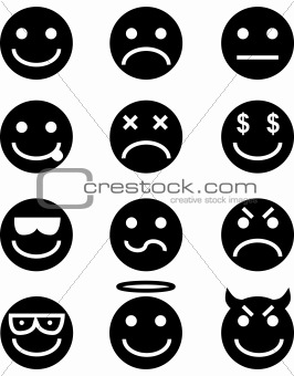 Emoticon Icon Set
