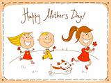 Happy Mothers Day greeting card