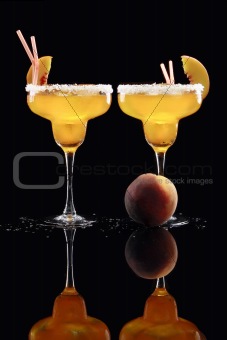 Peach Margarita Cocktail