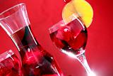 Sangria carafe for two or fruit punch