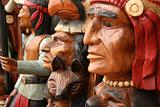 Carved indians