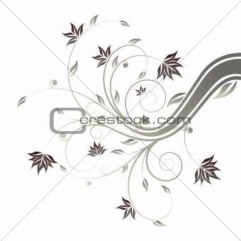 Floral scroll