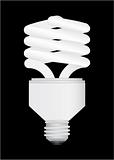 Energy Saving light bulb vector illustration