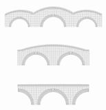 stone bridges vector illustration