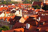 Red roofs of Prague