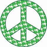 Shamrock Peace Sign