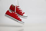 Red Shoe / Sneakers isolated on white