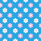 Flowers background. Seamless