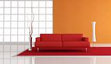 orange and red lounge