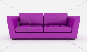 purple modern couch