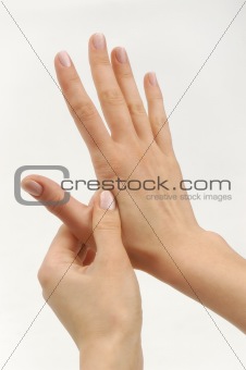 reflexotherapy hand massage