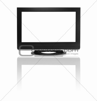 Blank lcd with reflection