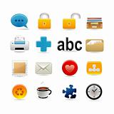 Universal and office icon set