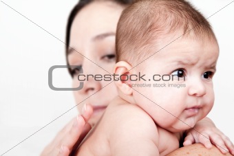 Baby burping