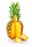 fresh ananas fruit with cut