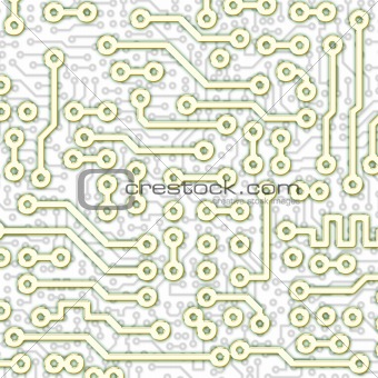 Abstract graphical circuit board light pattern