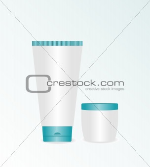 Realistic illustration of cream cosmetic 