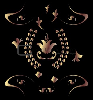 Royal bronze pattern