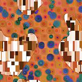 Klimt inspired abstract texture