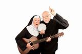 Angry musical priest and nun