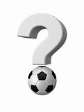 soccer question mark