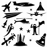 Aerospace Icon Set