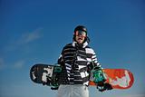 snowboarder portrait