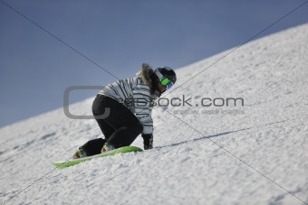 snowboard woman