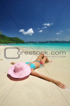 Relax on a beach