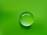 green water drop