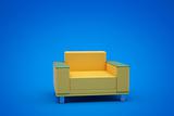 yellow armchair