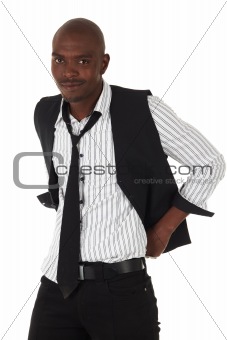 Young African businessman
