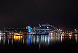 Bridge in Circular Quay in Sydney in the evening