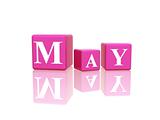 may in 3d cubes