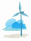 wind turbine for electricity energy generation