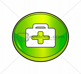 First aid kit button